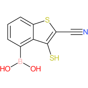 2-cyano-3-mercaptobenzothiophene-4-boronic acid