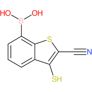 2-cyano-3-mercaptobenzothiophene-7-boronic acid