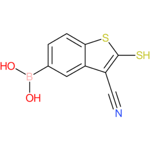 3-cyano-2-mercaptobenzothiophene-5-boronic acid