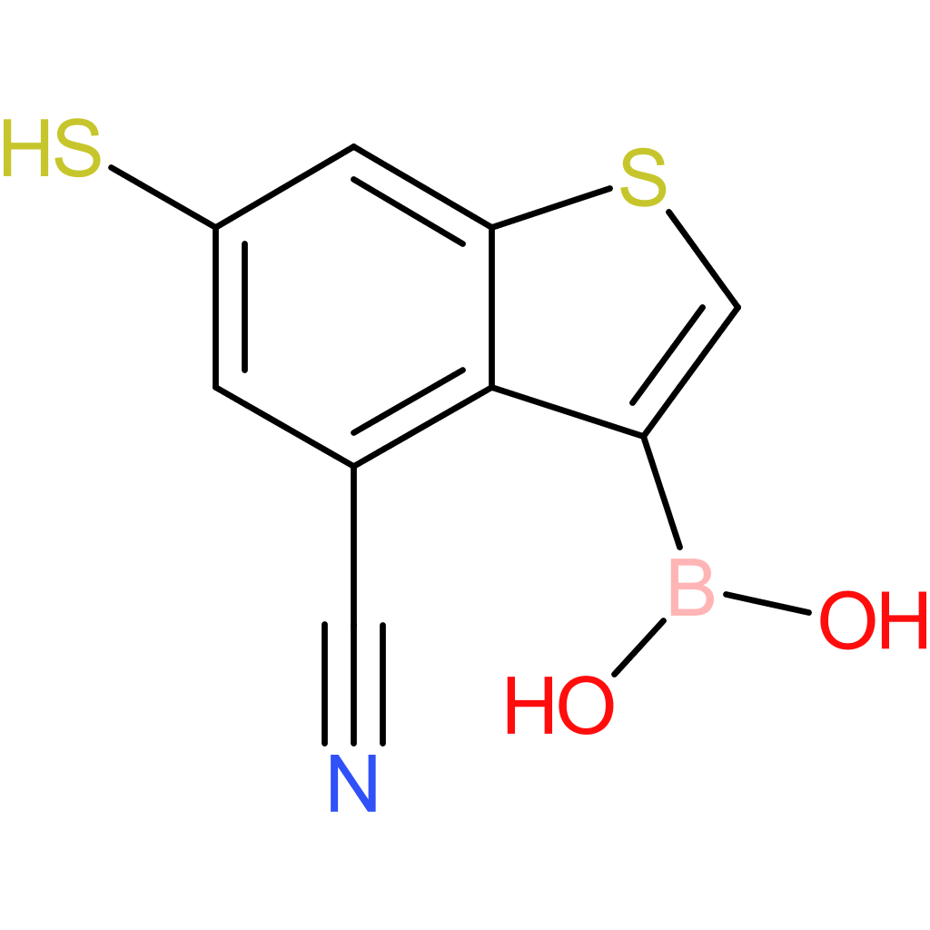 4-cyano-6-mercaptobenzothiophene-3-boronic acid