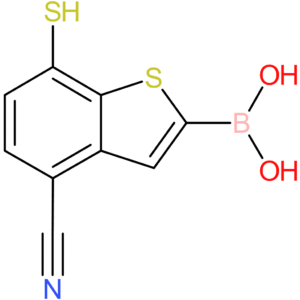 4-cyano-7-mercaptobenzothiophene-2-boronic acid