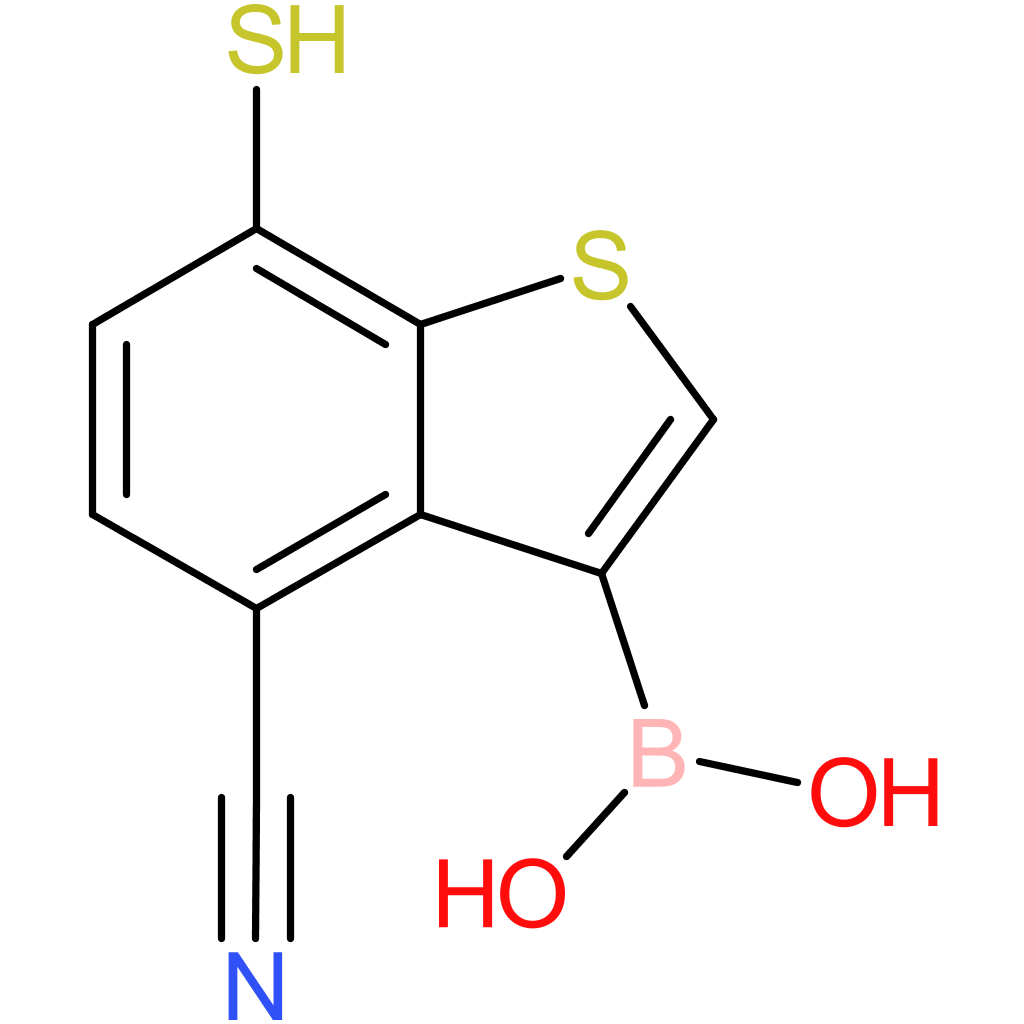 4-cyano-7-mercaptobenzothiophene-3-boronic acid