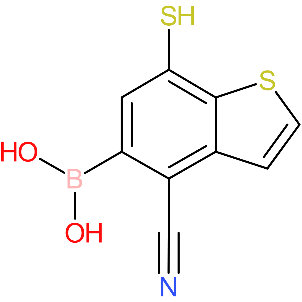 4-cyano-7-mercaptobenzothiophene-5-boronic acid