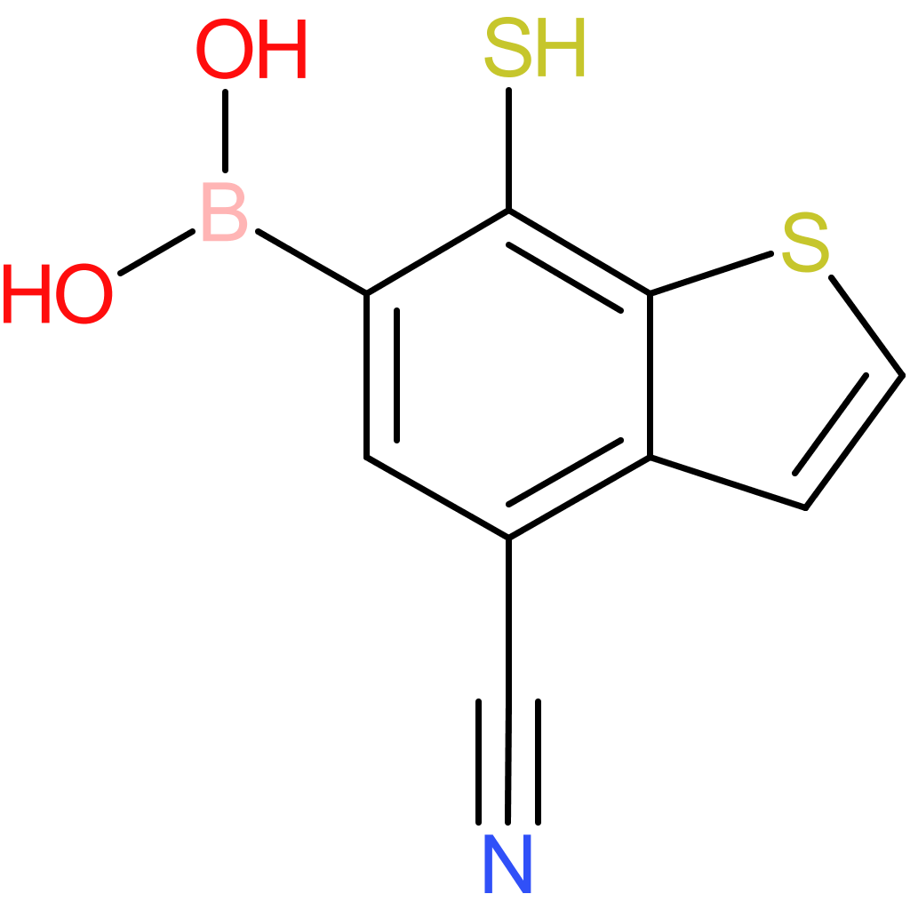 4-cyano-7-mercaptobenzothiophene-6-boronic acid