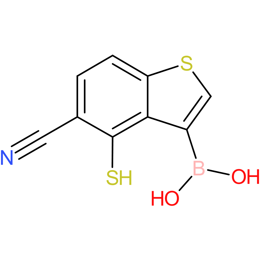 5-cyano-4-mercaptobenzothiophene-3-boronic acid