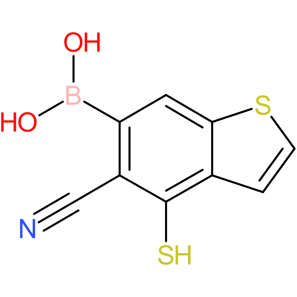 5-cyano-4-mercaptobenzothiophene-6-boronic acid