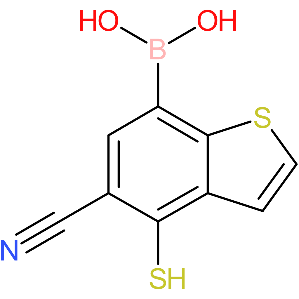 5-cyano-4-mercaptobenzothiophene-7-boronic acid