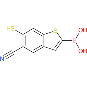 5-cyano-6-mercaptobenzothiophene-2-boronic acid