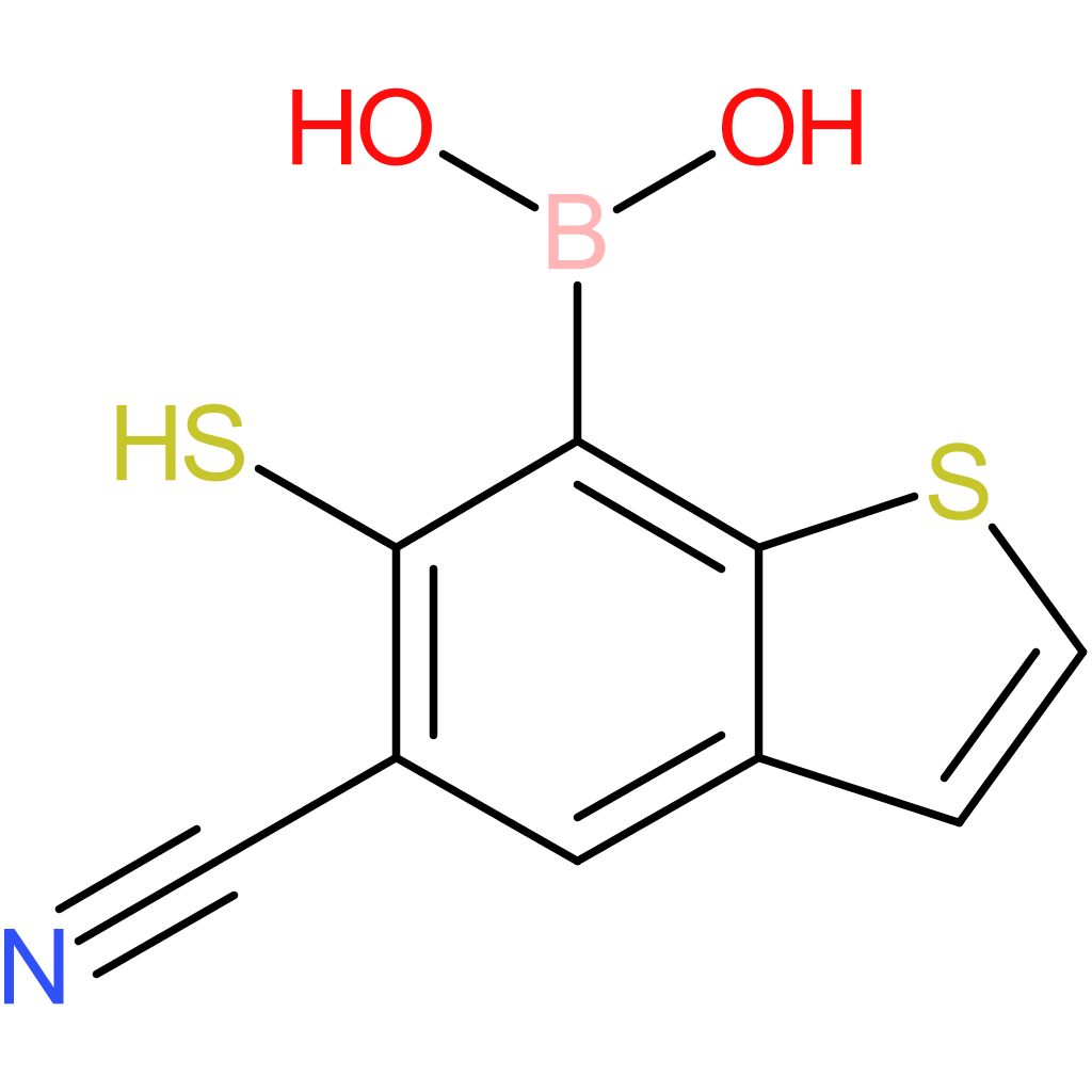 5-cyano-6-mercaptobenzothiophene-7-boronic acid