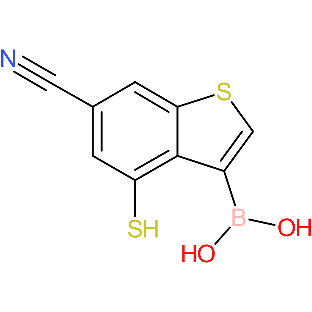 6-cyano-4-mercaptobenzothiophene-3-boronic acid