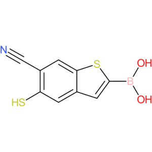 6-cyano-5-mercaptobenzothiophene-2-boronic acid