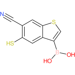 6-cyano-5-mercaptobenzothiophene-3-boronic acid