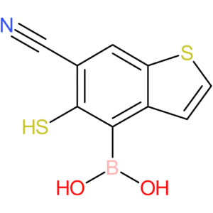 6-cyano-5-mercaptobenzothiophene-4-boronic acid