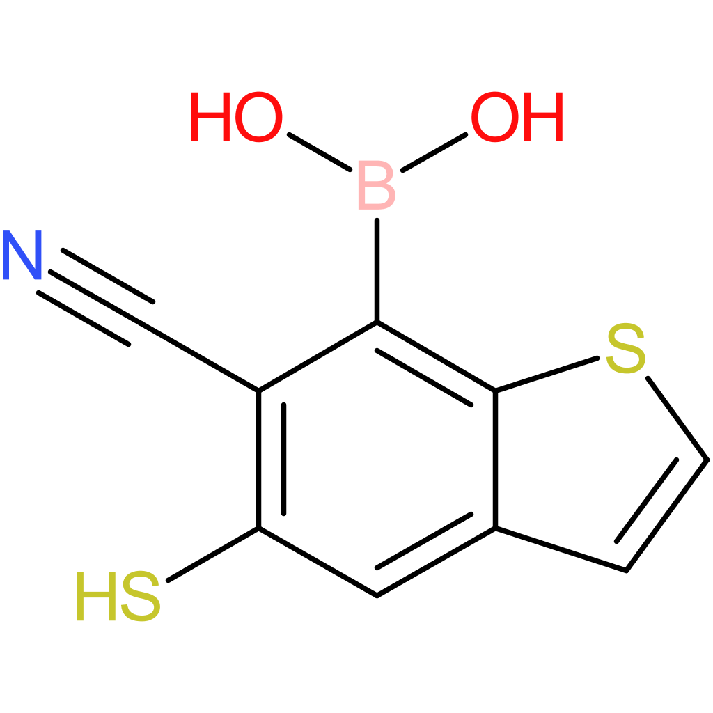 6-cyano-5-mercaptobenzothiophene-7-boronic acid