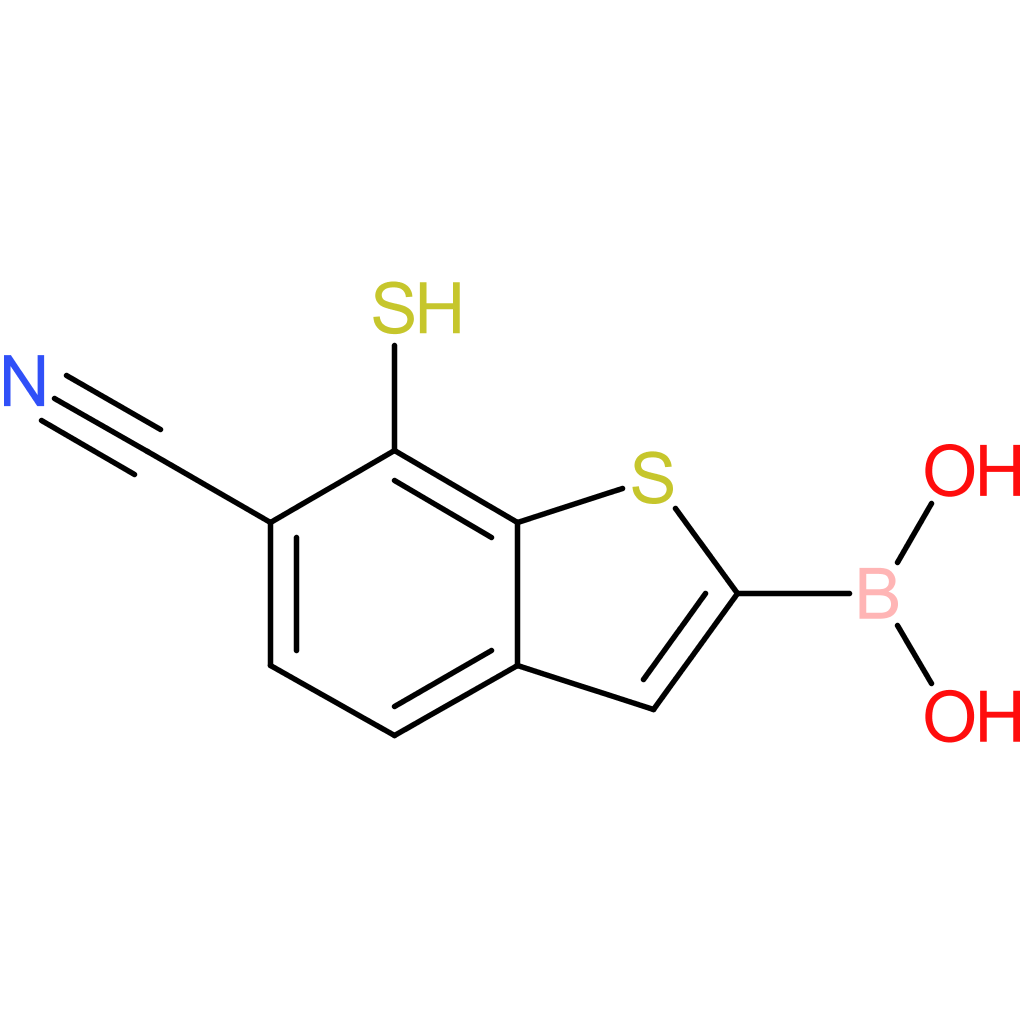 6-cyano-7-mercaptobenzothiophene-2-boronic acid