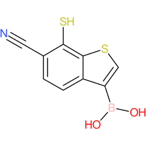 6-cyano-7-mercaptobenzothiophene-3-boronic acid