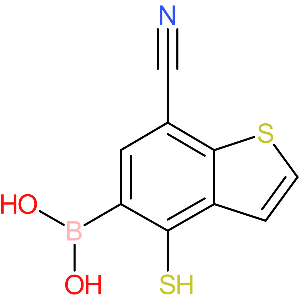 7-cyano-4-mercaptobenzothiophene-5-boronic acid