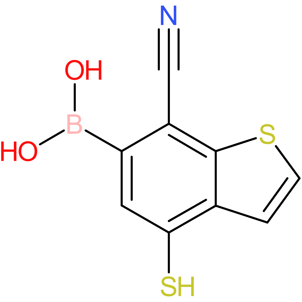 7-cyano-4-mercaptobenzothiophene-6-boronic acid