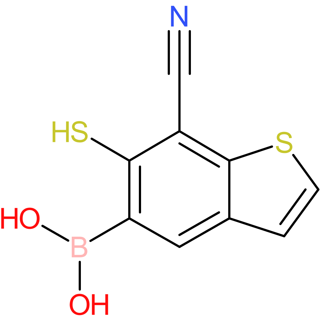 7-cyano-6-mercaptobenzothiophene-5-boronic acid
