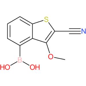 2-cyano-3-methoxybenzothiophene-4-boronic acid