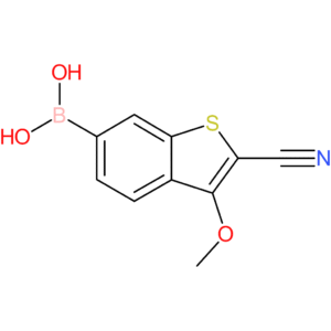 2-cyano-3-methoxybenzothiophene-6-boronic acid