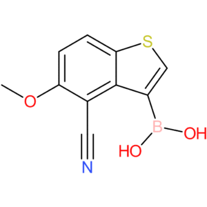 4-cyano-5-methoxybenzothiophene-3-boronic acid
