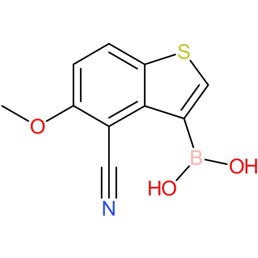 4-cyano-5-methoxybenzothiophene-3-boronic acid