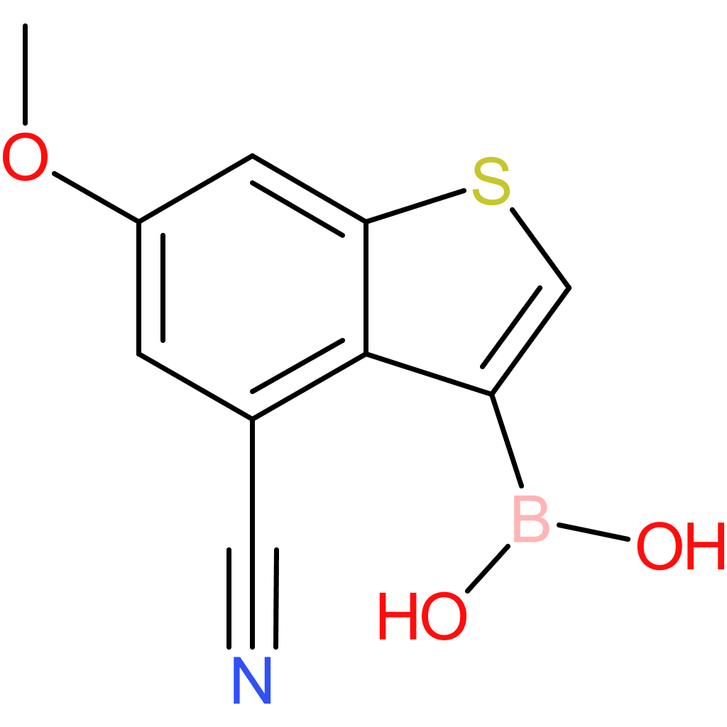 4-cyano-6-methoxybenzothiophene-3-boronic acid