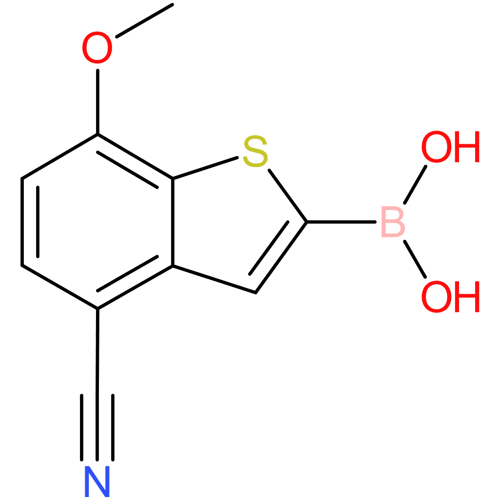 4-cyano-7-methoxybenzothiophene-2-boronic acid