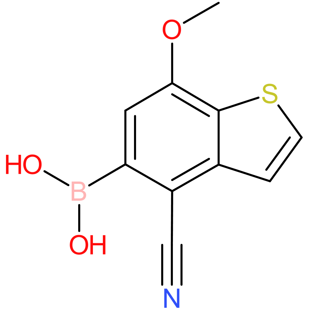 4-cyano-7-methoxybenzothiophene-5-boronic acid