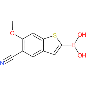 5-cyano-6-methoxybenzothiophene-2-boronic acid