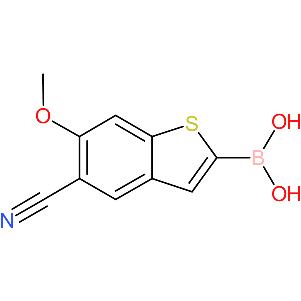 5-cyano-6-methoxybenzothiophene-2-boronic acid