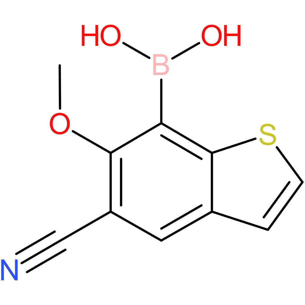 5-cyano-6-methoxybenzothiophene-7-boronic acid