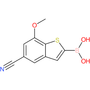 5-cyano-7-methoxybenzothiophene-2-boronic acid