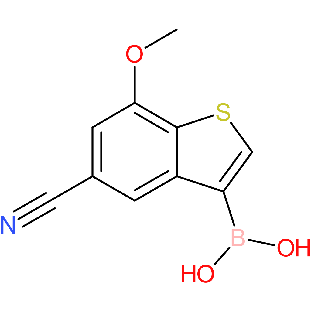 5-cyano-7-methoxybenzothiophene-3-boronic acid