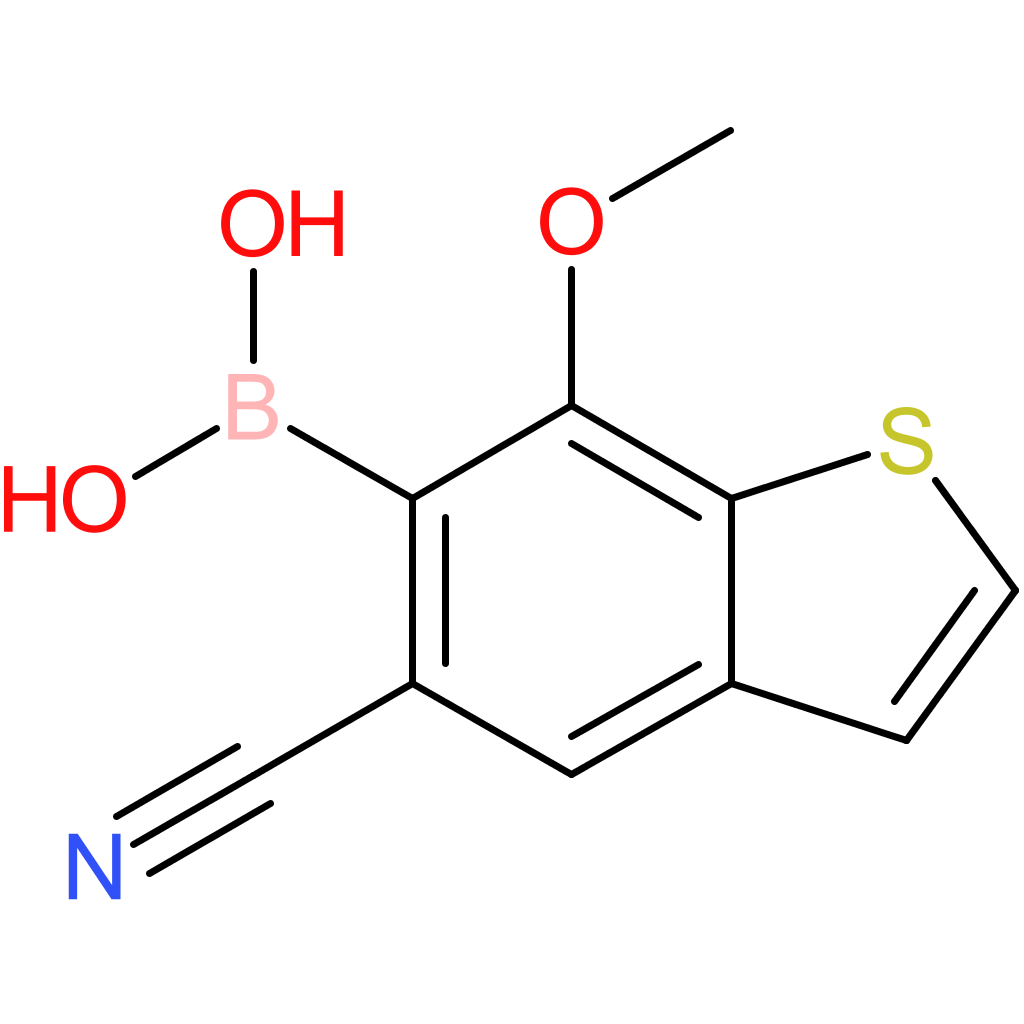 5-cyano-7-methoxybenzothiophene-6-boronic acid