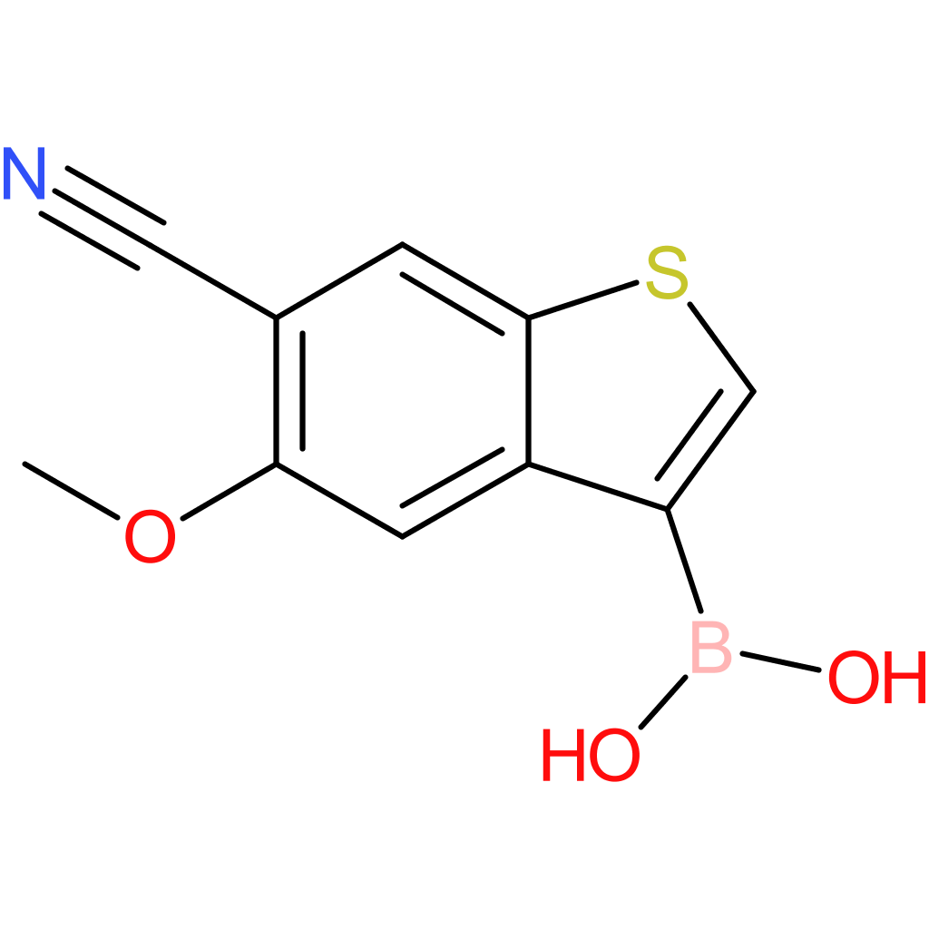 6-cyano-5-methoxybenzothiophene-3-boronic acid