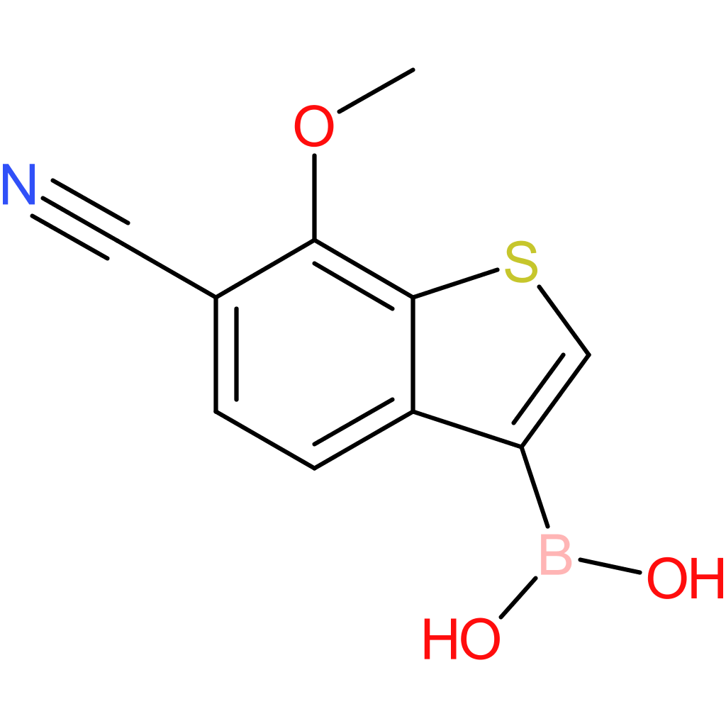 6-cyano-7-methoxybenzothiophene-3-boronic acid