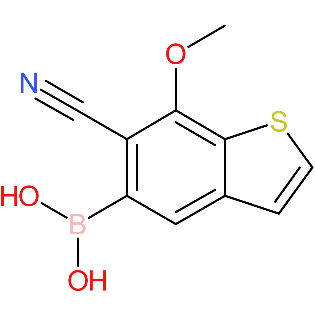 6-cyano-7-methoxybenzothiophene-5-boronic acid