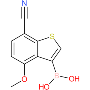 7-cyano-4-methoxybenzothiophene-3-boronic acid