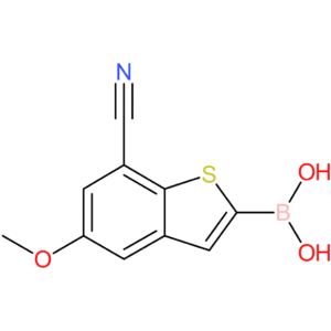 7-cyano-5-methoxybenzothiophene-2-boronic acid