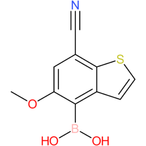 7-cyano-5-methoxybenzothiophene-4-boronic acid