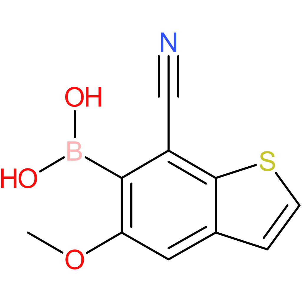 7-cyano-5-methoxybenzothiophene-6-boronic acid