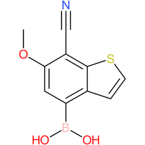 7-cyano-6-methoxybenzothiophene-4-boronic acid