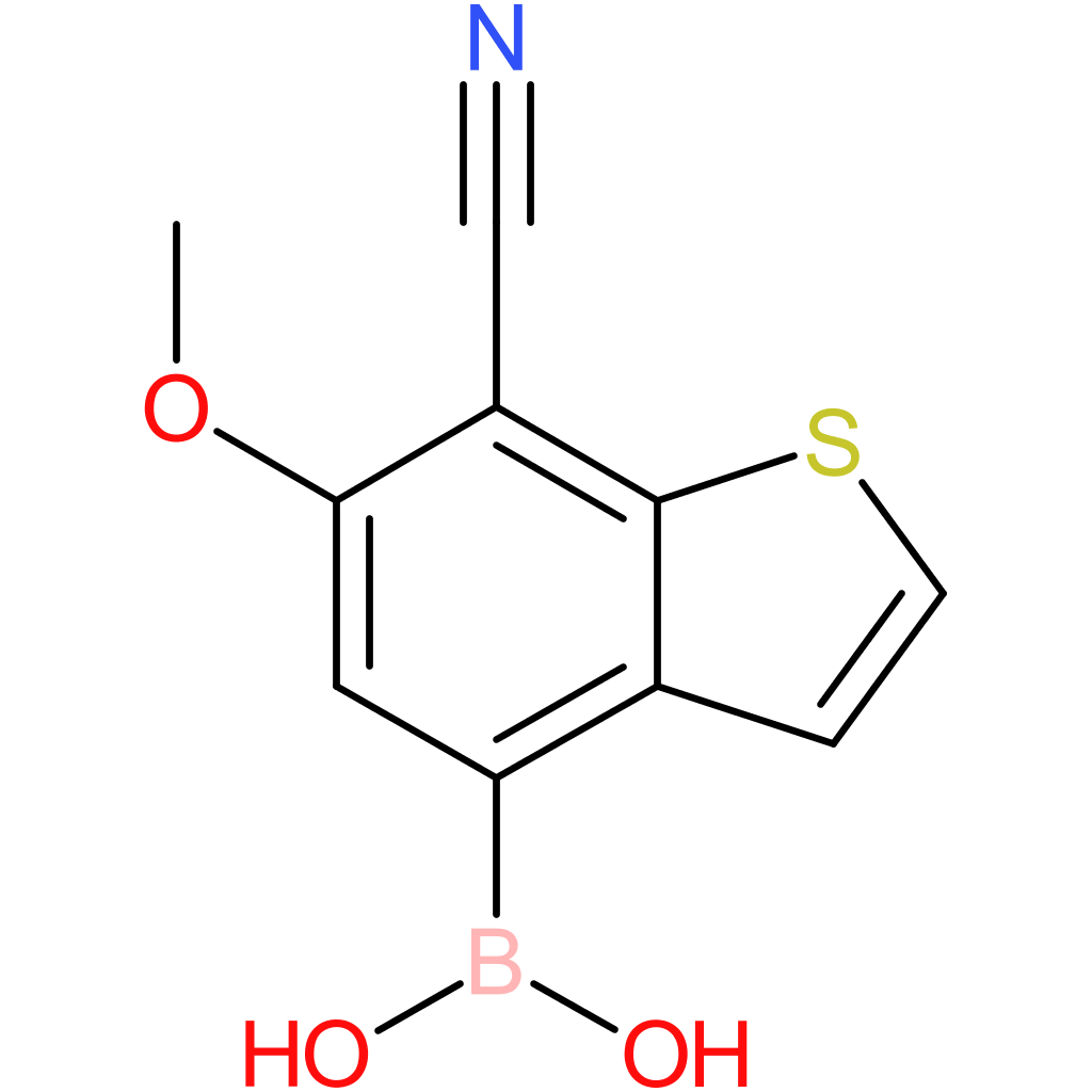 7-cyano-6-methoxybenzothiophene-4-boronic acid