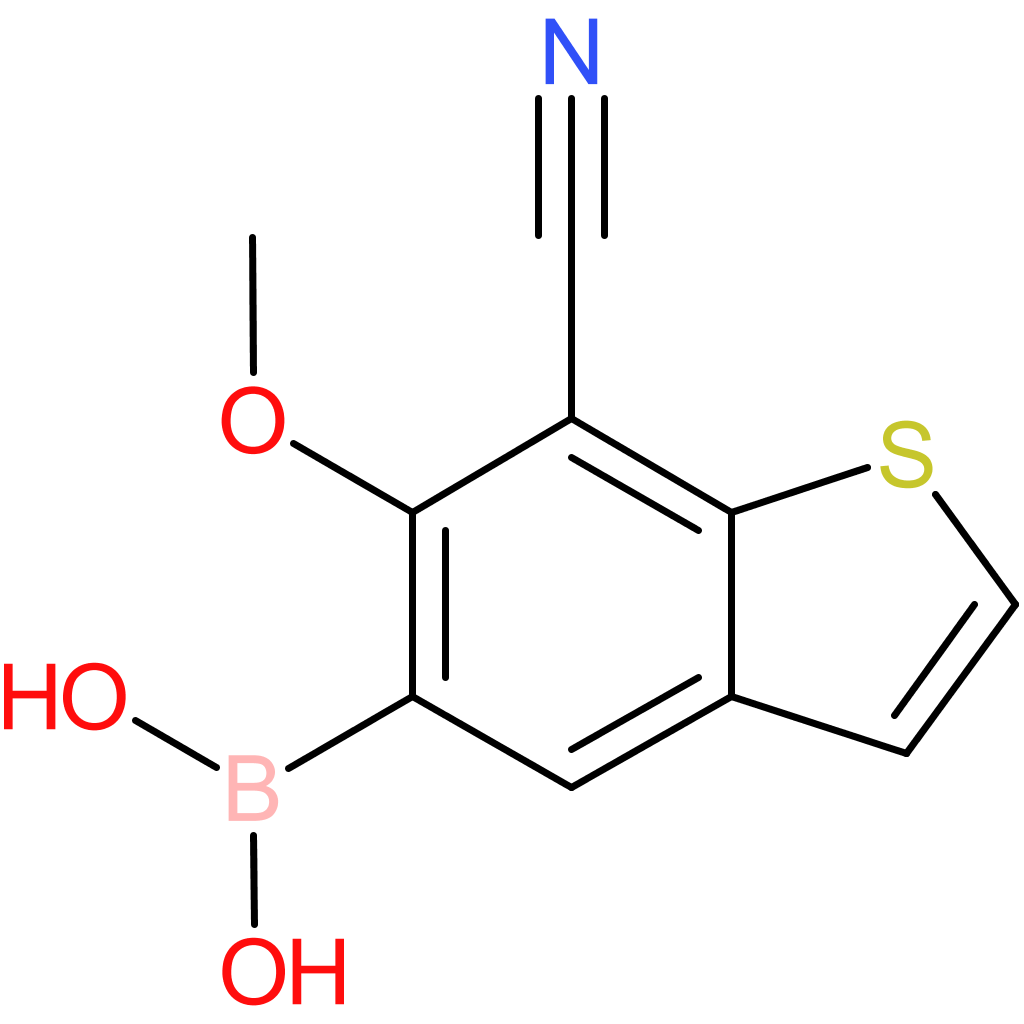 7-cyano-6-methoxybenzothiophene-5-boronic acid