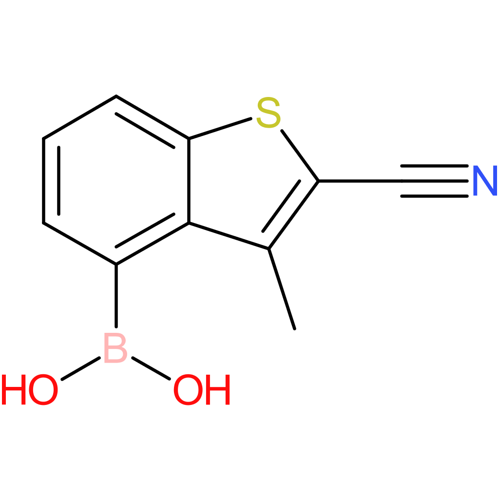 2-cyano-3-methylbenzothiophene-4-boronic acid