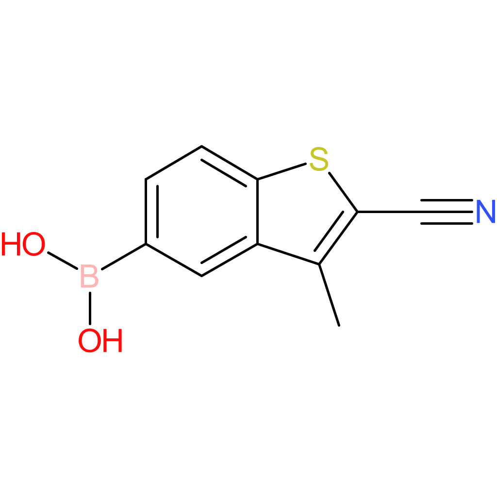 2-cyano-3-methylbenzothiophene-5-boronic acid