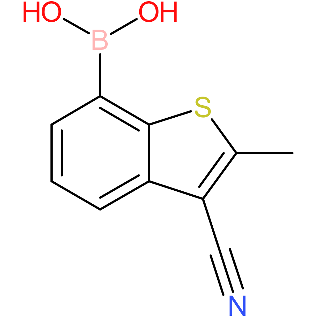 3-cyano-2-methylbenzothiophene-7-boronic acid