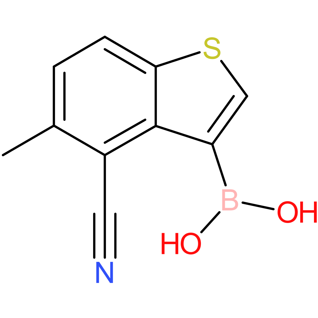 4-cyano-5-methylbenzothiophene-3-boronic acid